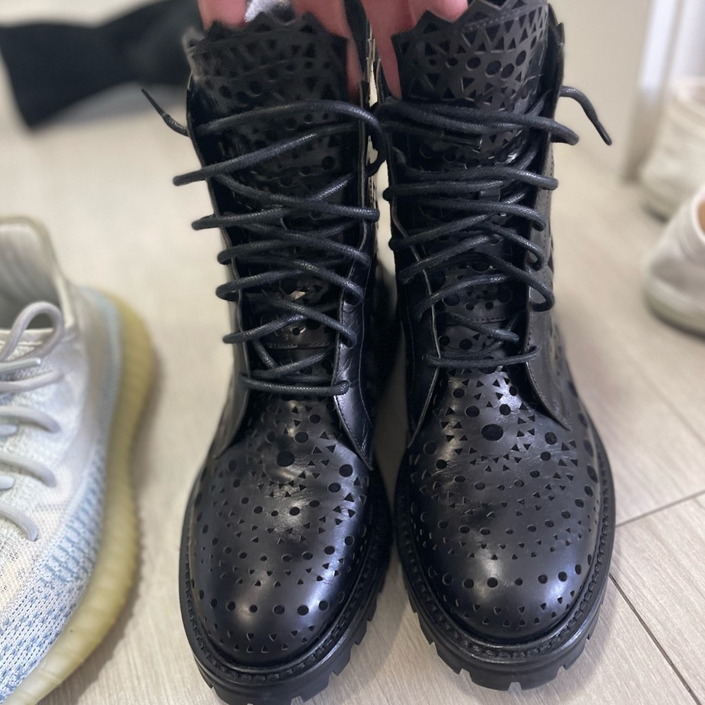 Alaia Combat Boots